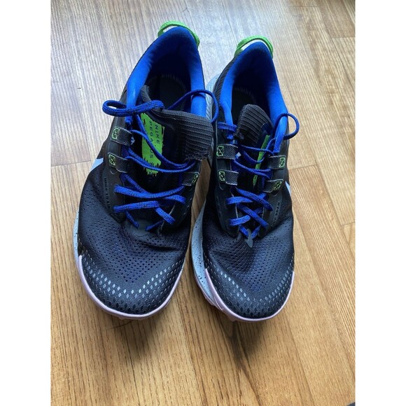 EUC Nike Pegasus Trail 3 Black Light Marine Running Sneakers Womens 11 NO insole main image 5